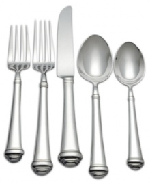 Complement a sophisticated setting with the Allora Hostess Set. The sleek silhouette and high-polished finish combine for a modern sensibility. Includes a cold meat fork, gravy ladle and tablespoon.