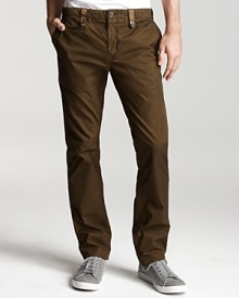 Khaki green adds to the utilitarian feel of these Burberry chinos, offering a masculine look for the everyday.