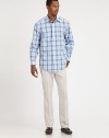 Bold gingham print refreshes this crisp, cotton classic with signature whale logo.ButtonfrontButtoned-down collarCottonMachine washImported