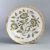 Royal Crown Derby has produced only the finest English bone china for over 250 years. Derby Panel Green is adorned with intricate green and gold floral designs that feel fresh, rich, and timeless.