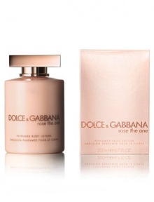 Silky lotion with the scent of Rose the One from Dolce & Gabbana, representing a femininity and timeless heritage of the Italian luxury fashion brand. The fragrance and feel gives women a sense of elegance and luxury. Her refined style is instinctive and classic. 6.7 oz. 