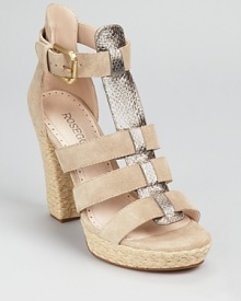 Rosegold Sandals - Pana Chunky Platform