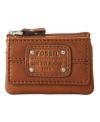 Embossed and studded, the Mercer zip coin purse puts a stylish spin on loose change.