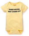 This witty Sara Kety bodysuit makes a clever gift for any new addition.