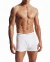 Classic, universal fitting boxer briefs. Soft, tagless cotton. Basic boxer briefs with keyhole opening.