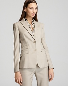 Elie Tahari Kimberly Sharkskin Jacket