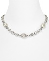 Majorica 14/16MM Pearl Silver Chain Necklace, 17