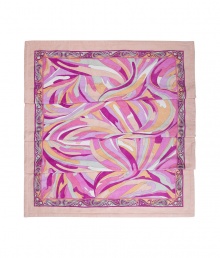 Luxuriate in the sun with this retro-chic Pucci-printed towel - Multicolor geometric print cotton towel, solid border - Perfect for poolside style or beach-ready fun in the sun