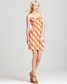 Shoshanna Dress - Reilly Printed Party Dress