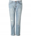 Perfectly washed in super soft denim, J Brand Jeans boyfriend jeans are a four-season staple perfect for giving your look that effortless-cool edge - Classic five-pocket style, zip fly, button closure, belt loops - Slouchy boyfriend fit - Wear rolled up with feminine silk tees, blazers and ankle boots