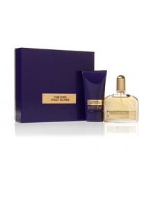 Tom Ford presents a stunning scent for a new era of feminine glamour. Tom Ford Violet Blonde is an opulent and dressed-up fragrance that reveals a stunning new facet of Violet. Set include: Eau de parfum spray, 1.7 oz. and body moisturizer, 2.5 oz. The must have gift for the holiday season. 