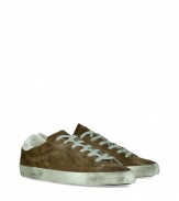 Luxe with a retro edge, these sneakers from Golden Goose will kick your style into high gear - Round toe, lace-up style, perforated side star detail, contrasting rubber sole - Pair with jeans or cargo pants, a tee, and a leather jacket