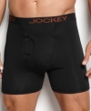 From Jockey's Classic Stretch Collection: A two-pack of stylish Boxer Briefs in cotton with 10 percent spandex added for increased comfort stretch.