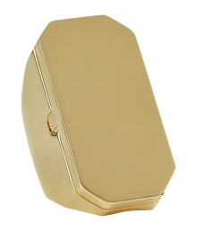 With a quirky-cool hidden mirror, this ultra-stylish ring from Maison Martin Margiela will add a chic accent to any look - Gold-tone brass ring with hidden mirror - Pair with an elevated jeans-and-tee ensemble or a casual cocktail look