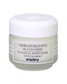 Deeply moisturized skin, more supple and soft.Moisturizer with Cucumber has everything it takes to restore balance in skin with a tendency for dehydration.Amino acid-rich cucumber helps to: improve moisture levels within half an hour of application revitalize the skinprovide a pleasantly fresh, comfortable feelDirections for Use:Moisturizer with Cucumber can be used as a day or night cream. Gently smooth onto perfectly cleansed, dry skin. Can also be used as a makeup base. For a natural-looking, unified complexion, apply a small amount of Tinted Moisturizer, and finish with a light dusting of Transparent Loose Face Powder.