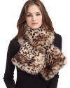 THE LOOKGorgeous rabbit fur dyed in a light leopard printPull through design with one end slipping through slitTHE FIT40W X 7HTHE MATERIALDyed rabbit furFully linedCARE & ORIGINDry clean by fur specialistImportedFur origin: China