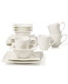 A brilliant twist on whiteware, the Bristol dinnerware set from Ecoware is crafted using porcelain discarded during the manufacturing process. Unparalleled durability and the brightest white around add to its modern appeal.