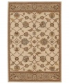 Intricate latticework is marked with antique-inspired florals and medallions in the Shropshire area rug from Karastan, offering a sophisticated, yet casual design for your floors. Crafted in the USA of pure New Zealand wool.