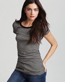 Splendid Tee - Oatmeal Stripe