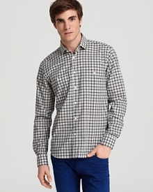 Spurr 2-Pocket Plaid Sport Shirt - Slim Fit