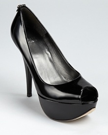 Stuart Weitzman Pumps - Diplille Patent Peep Toe