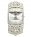 An elegant filigree design presents a classic look to this Charter Club watch.