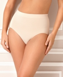 Soft and smooth against the skin, seamless under clothes. The Passion for Comfort brief by Bali. Style #2284