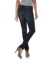 Create a long, lean silhouette with these black wash Jessica Simpson skinny jeans - perfect for pairing with girly A-line tops!