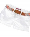 Warm-weather adventures begin with these cute cuffed shorts from Epic Threads.