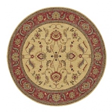 Infuse timeless elegance into your decor with this Karastan rug, boasting a finely-detailed classic floral pattern. The intricate border framing a luminous ground complements both traditional and casual interiors. Distinctive of all Ashara rugs is the intricate blend of woven shades to achieve the radiant arbrash effect of heirloom rugs.