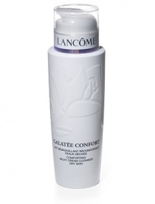 Comforting Milky Creme Cleanser. Emolliently-rich and milky creme cleanser gently melts away makeup and impurities. The instantly comforting formula contains honey and sweet almond extracts to condition and leave skin feeling clean, silky-soft and soothed. Rinse or tissue off. Dermatologist-tested for safety. 13.5 oz. 