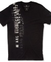 Get graphic . This t-shirt from Marc Ecko Cut & Sew pops some style into your basic look.