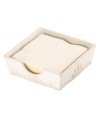 A new way to enjoy an elegant classic, the Butler's Pantry napkin holder bears the embossed vines and creamy hues of the graceful Lenox dinnerware collection. With ivory paper napkins, to match. Qualifies for Rebate