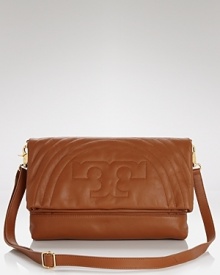 Tory Burch Messenger - Stitched Logo Foldover