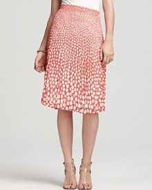 Trina Turk Skirt - Shaye Dots Print Pleated