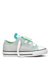 Double tongue Converse sneakers. A colorful canvas classic that transcends the ages.