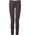 Elevate your casual style with these trend-right skinny jeans from Seven for all Mankind - Classic five-pocket styling, signature logo detail on back pockets - Extra form-fitting - Pair with a tee and ballet flats or a blouse, blazer, and platform pumps