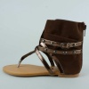 Josmo Oona Ankle Wrapped Gladiator Thong Sandal