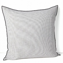 Vera Wang Crinkle Plaid European Sham