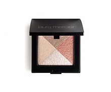 Laura Mercier Shimmer Bloc is a unique baked formula that applies effortlessly while brightening the eyes, cheeks & body with a hint of natural colour & light. Contains light-reflecting properties that blend together to give the skin a healthy all-over glow.