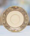 For nearly 150 years, Lenox has been renowned throughout the world as a premier designer and manufacturer of fine china. The formal Autumn pattern expresses the joy of gracious living and entertaining, in an exquisitely simple design on heirloom-quality ivory bone china banded in gold. Qualifies for Rebate