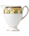 In 18th century England, Josiah Wedgwood, creator of the world famous Wedgwood ceramic ware, established a tradition of outstanding craftsmanship and artistry which continues today. The exotic India dinnerware pattern presents a pattern of exquisitely detailed, diminutive florals on a yellow and deep blue band against pure white bone china.