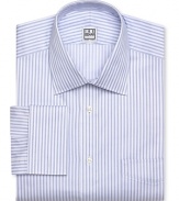 Ike Behar Vertical Stripe Dress Shirt - Classic Fit