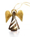 It takes two days to create – one to hammer and shape the steel, plus another to apply the foil and finish – but this angel candle holder will radiate joy for years to come. Attach string to its halo and display as an ornament, too! Handmade by talented Croix-des-Bouquets artisans.