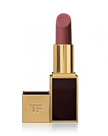 To Tom Ford, there is no more dramatic accessory than a perfect lip. It is the focus of the face and it has the power to define a woman's whole look. Each lip color is Tom Ford's modern ideal of an essential makeup shade. Rare and exotic ingredients including soja seed extract, Brazilian murumuru butter and chamomilla flower oil create an ultracreamy texture with an incredibly smooth application. Specially treated color pigments are blended to deliver pure color with just the right balance of luminosity.