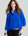 Quotation: A New York Shirt - High/Low Silk Button Down