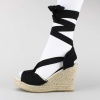 Bamboo Lexi Leg Wrap Wedge