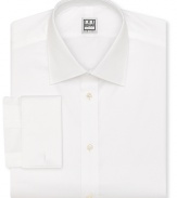 Enjoy the refined texture of this tonal dress shirt from Ike Behar, cut in a regular fit and with French cuffs for an extra touch.