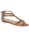 Buckle up in Franco Sarto's gladiators. The unexpected buckle detail at the vamp on the Fisco flats are super cute.