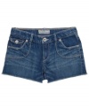 Start with the basics. She'll have no problem picking out an adorable outfit when she starts with these jean shorts from Levi's.